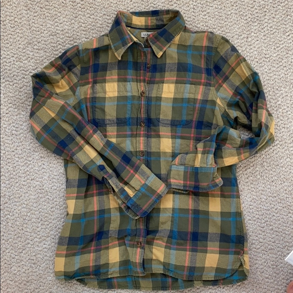 L.L. Bean Flannel Shirt XS